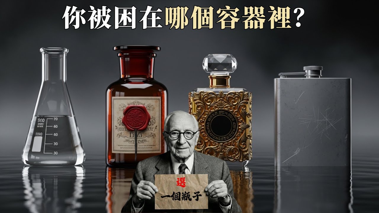 準到想哭！榮格潛意識測試：選一個瓶子，看透為了「活下來」，你到底付出了什麼代價？ ❤️‍🩹