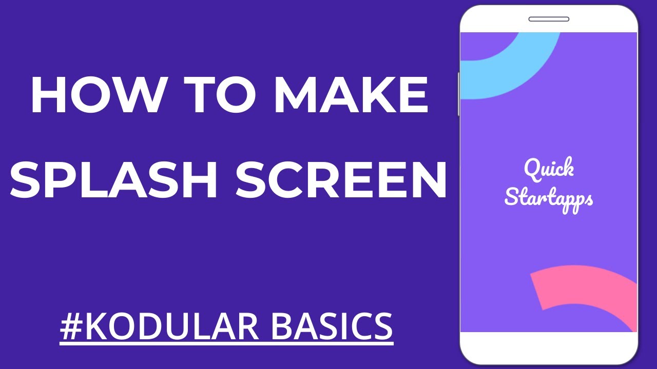 How to Make Splash Screen in Kodular | Thunkable | Appybuiler | #Kodular_Basics