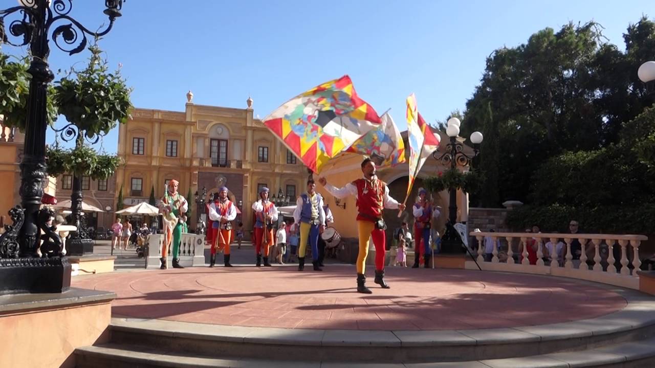 Fantastic Flag Dance at the Italian Pavilion, EPCOT