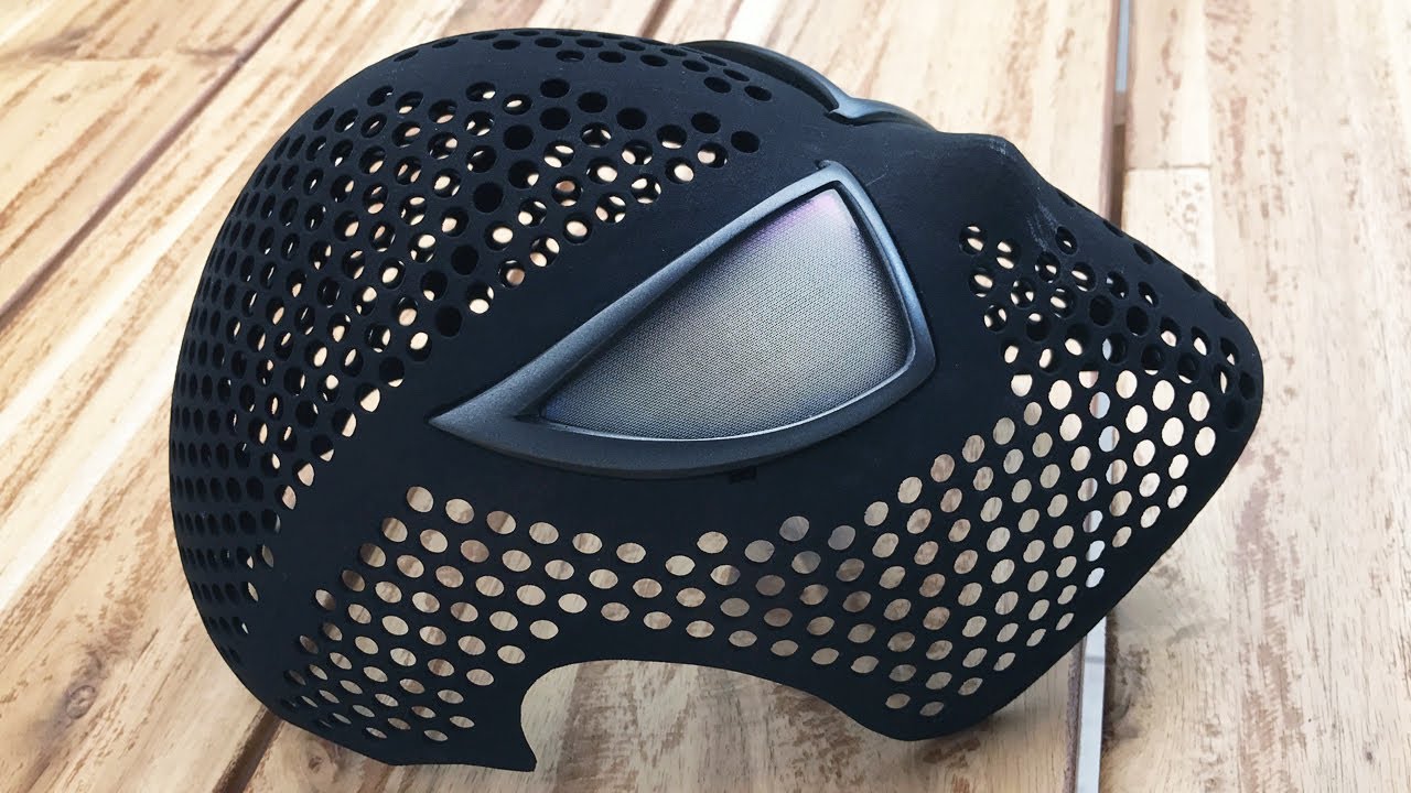 Spider-Man Face Shell Magnetic Eye Frames - How to Assemble 3D-Printed Mask
