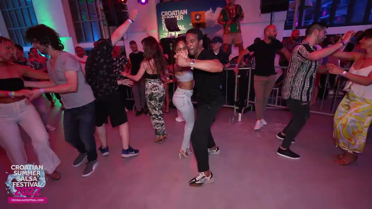 Maykel & Tania - salsa social dancing | Croatian Summer Salsa Festival 2022 (Rovinj)