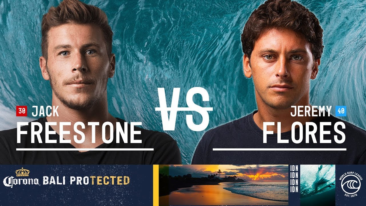 Jack Freestone vs. Jeremy Flores - Round of 16, Heat 3 - Corona Bali Protected 2019