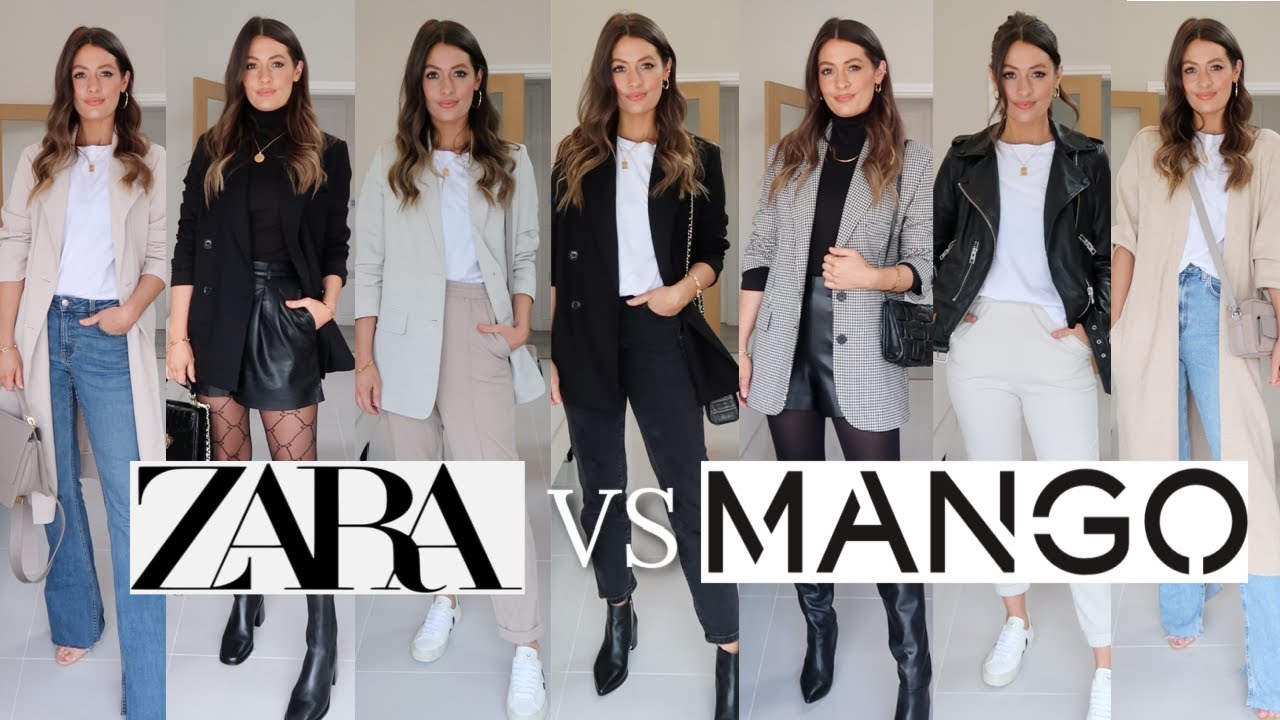 NEW IN ZARA VS MANGO HAUL | SPRING WINTER TRY ON 2021