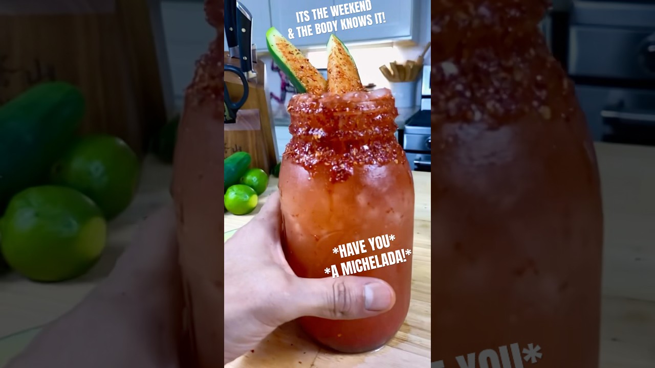 Michelada with Clamato | Alcohol FREE | Topi Chico | Tajin | Clamato | MICHELADA | FOOD PARADISE 🥳