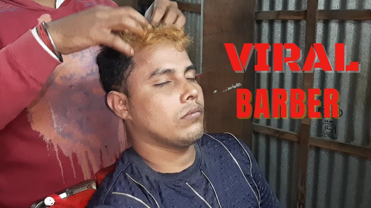 Only Relaxing Sleeping Head Massage Asmr At Roadside Barber Shop|Refreshing Head Massage Champissage