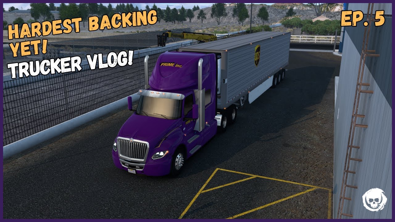 On the Road: Hardest Parking Job Yet!| American Truck Sim | Episode 5 #truckervlog