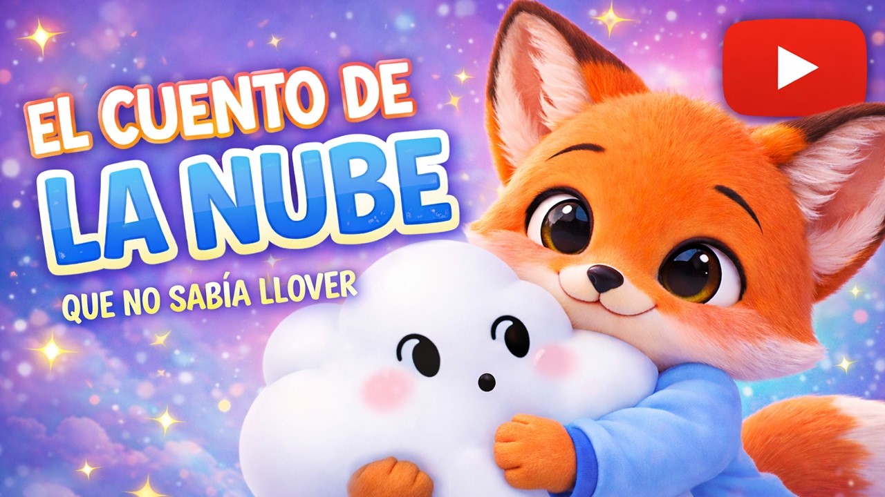 Lumi 🦊 | La nube que no sabía llover ☁️💧 (cuento infantil 3-5 años)