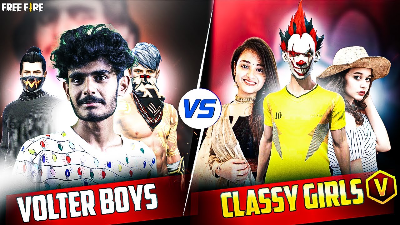👏VOLTER BOYS VS CLASSY FF GIRLS //GUILD VS GUILD IN CS RANK✔ #classyff
