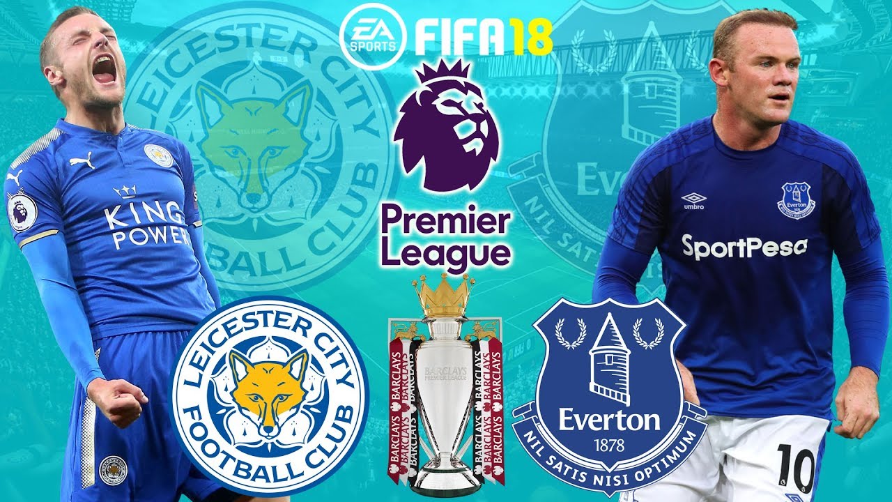 FIFA 18 | Leicester City vs Everton | Premier League 2017/18 | Full Match