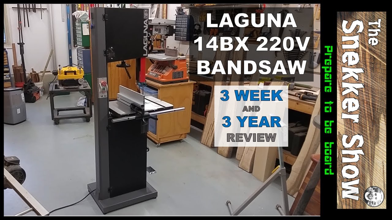 Laguna 14BX 220V bandsaw three-week and three-year reviews