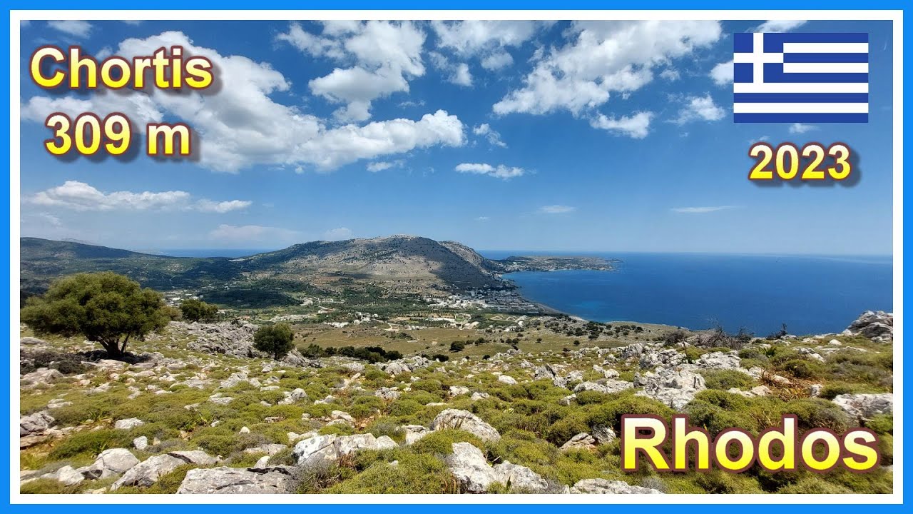 Rhodos 2023 | Wanderung auf den Chortis bei Lardos | Griechenland | 4K |