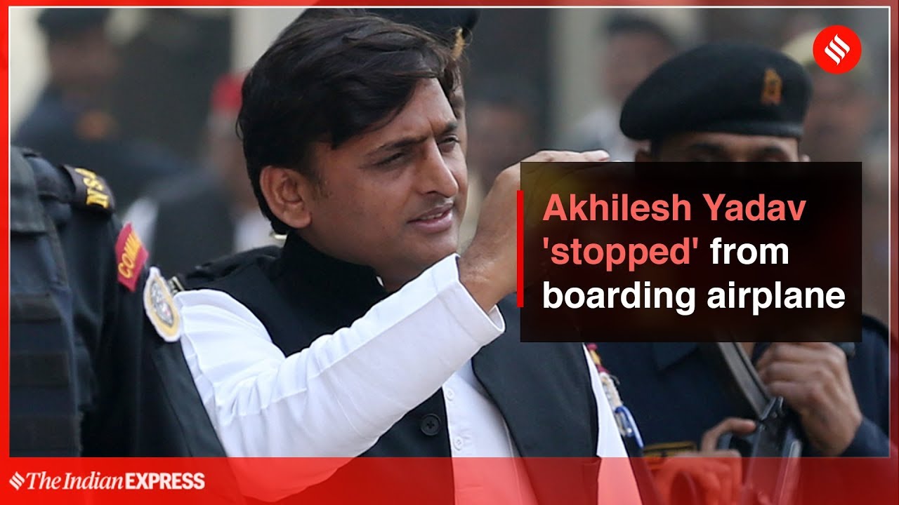 Uttar Pradesh | Akhilesh Yadav 'stopped' from boarding an airplane in UP