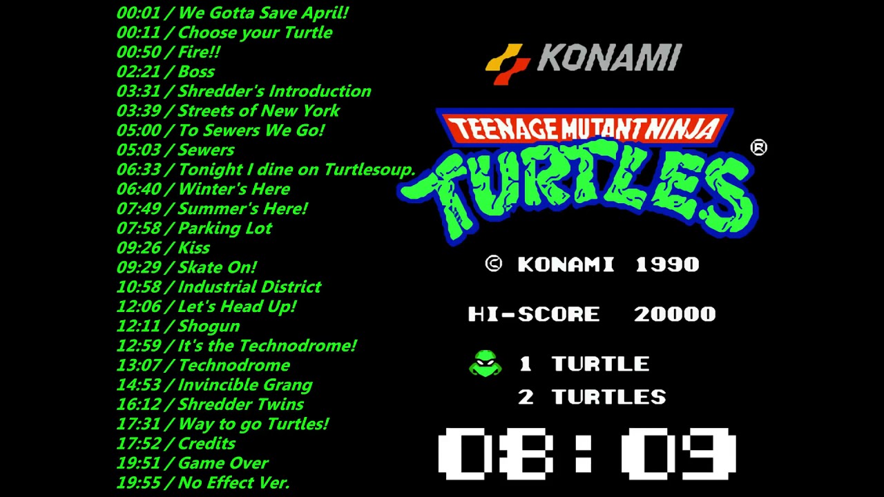 Nes: Teenage Mutant Ninja Turtles 2 Soundtrack