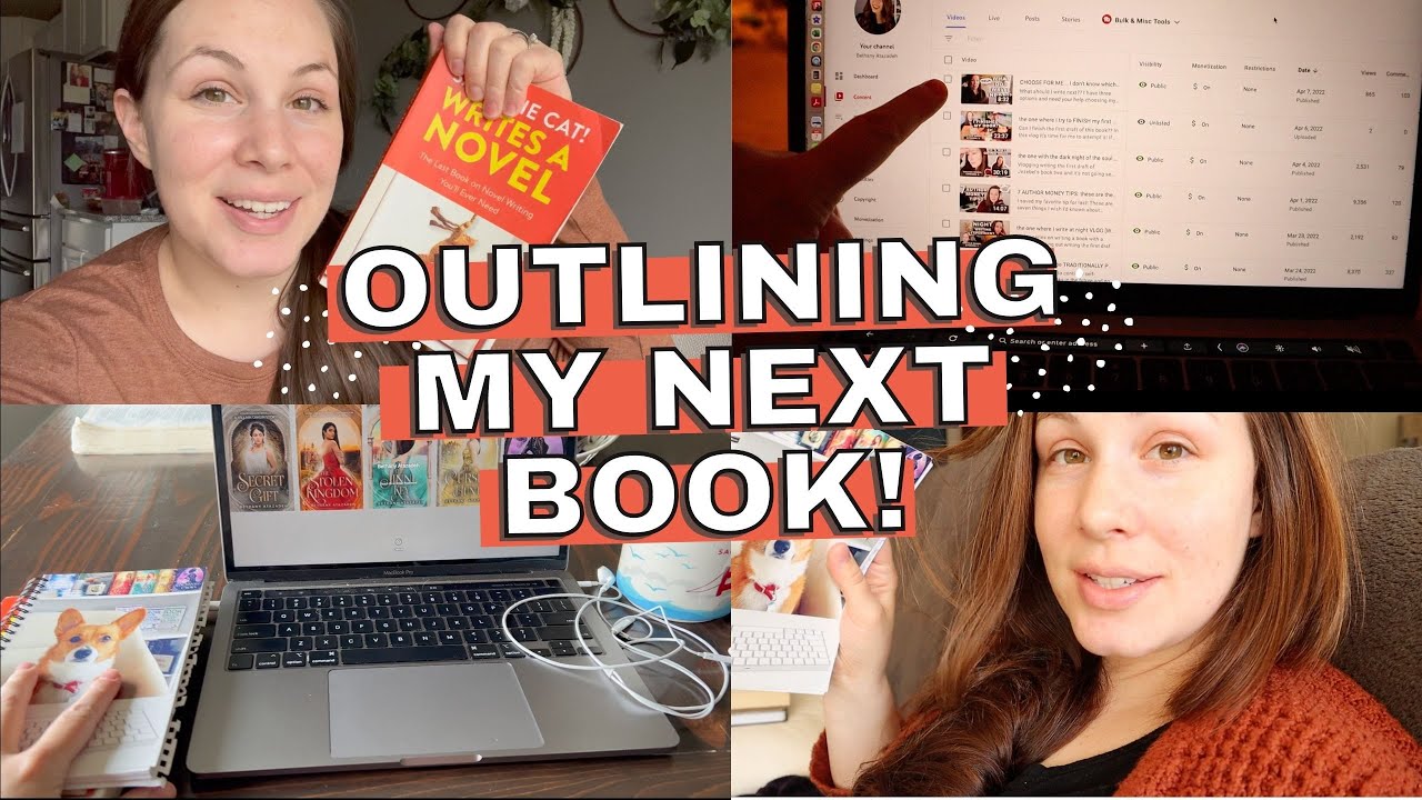 outlining my next novel | VLOG | save the cat writes a novel story beats + three act story structure