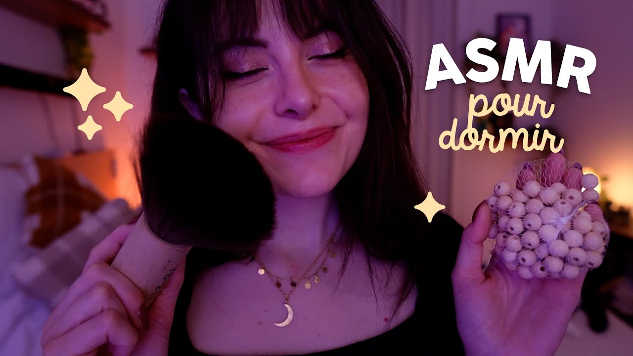 ASMR Je te fais un maquillage en bois pour dormir ☁️