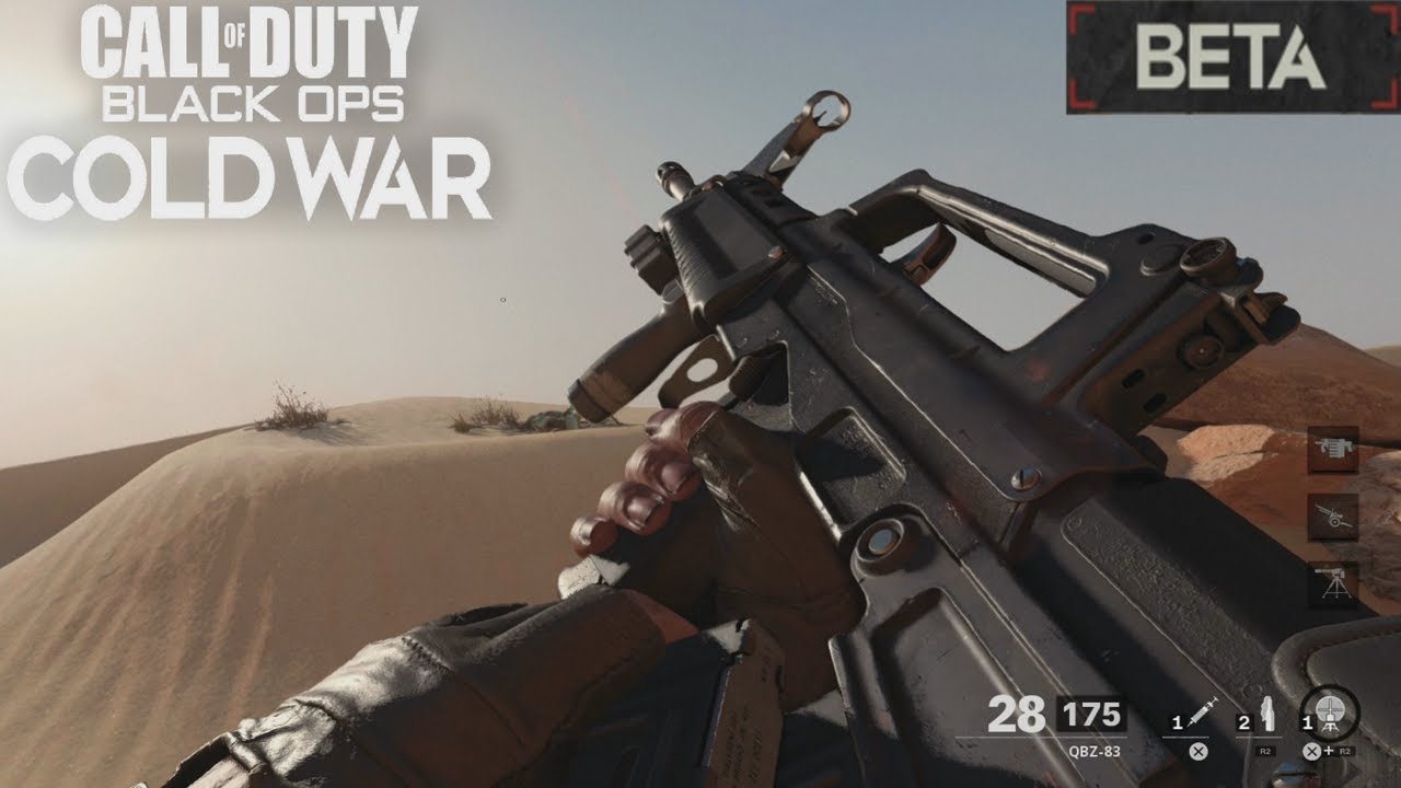 Black Ops Cold War BETA Gameplay QBZ-95(QBZ-83) & Beretta M93R(Diamatti)