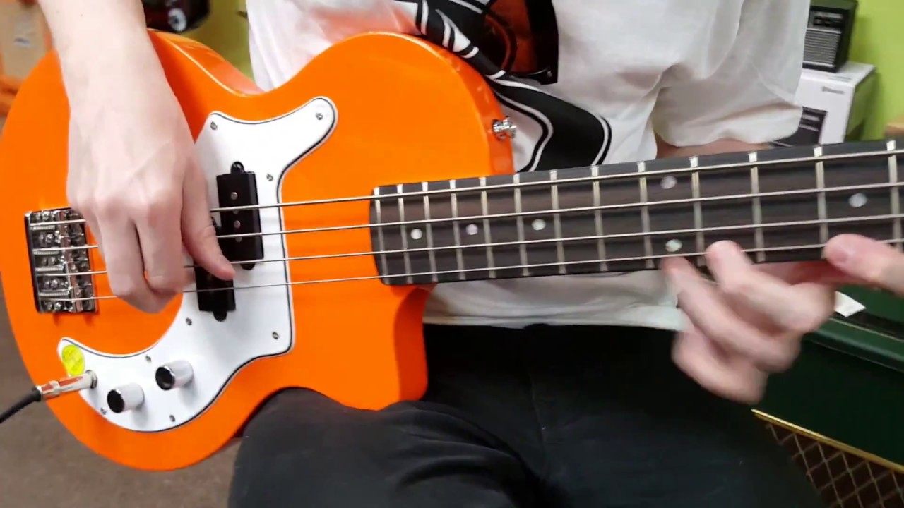 Demo of the Orange O Bass, a 4-string bass guitar by Orange Amps, at Basone Guitar Shop