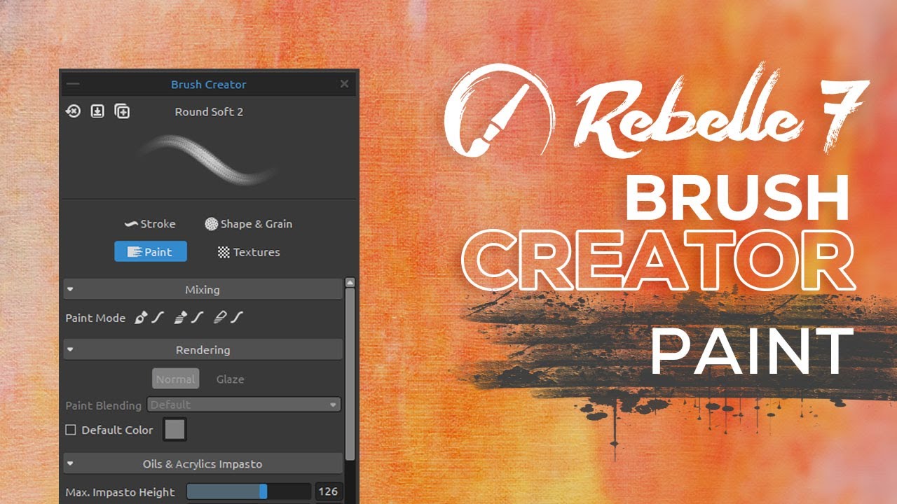 Rebelle 7 Brush Creator: Paint