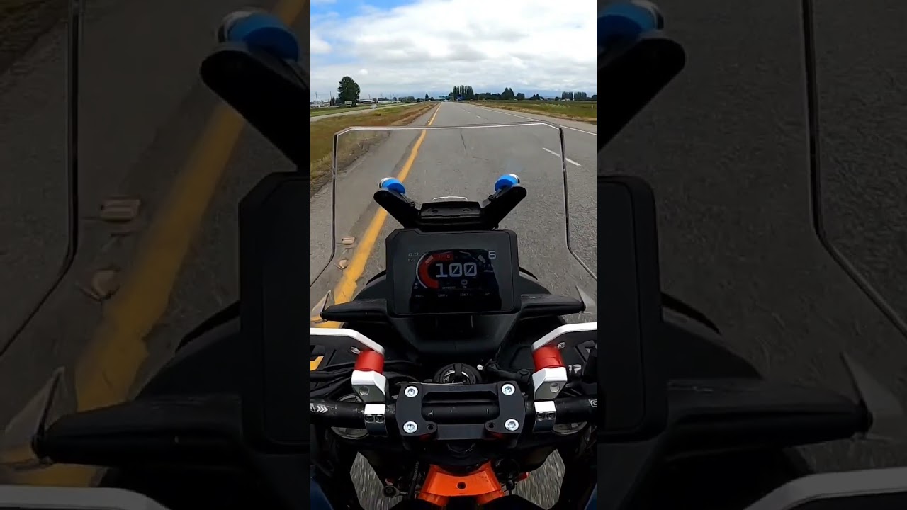 Motoz Rallz tires (tube type) on road speed/stability test. #ktm890adventurer
