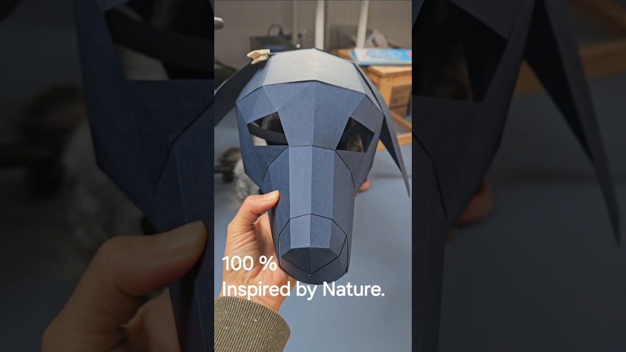 #natureinspired  DIY Dog mask. #prototype