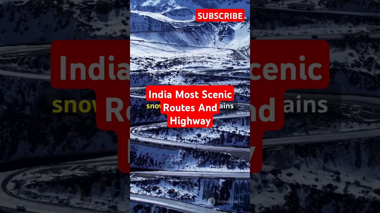 Top 10: India Most Scenic Routes And Highway #shorts #indianhighways #scenichighway