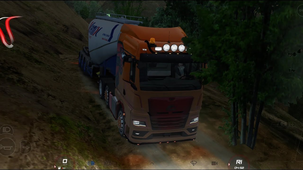 Que gran ruta 👏 nos tocó una maniobra de descargue muy complicada en un MAN TGX 😮‍💨🫤☠️