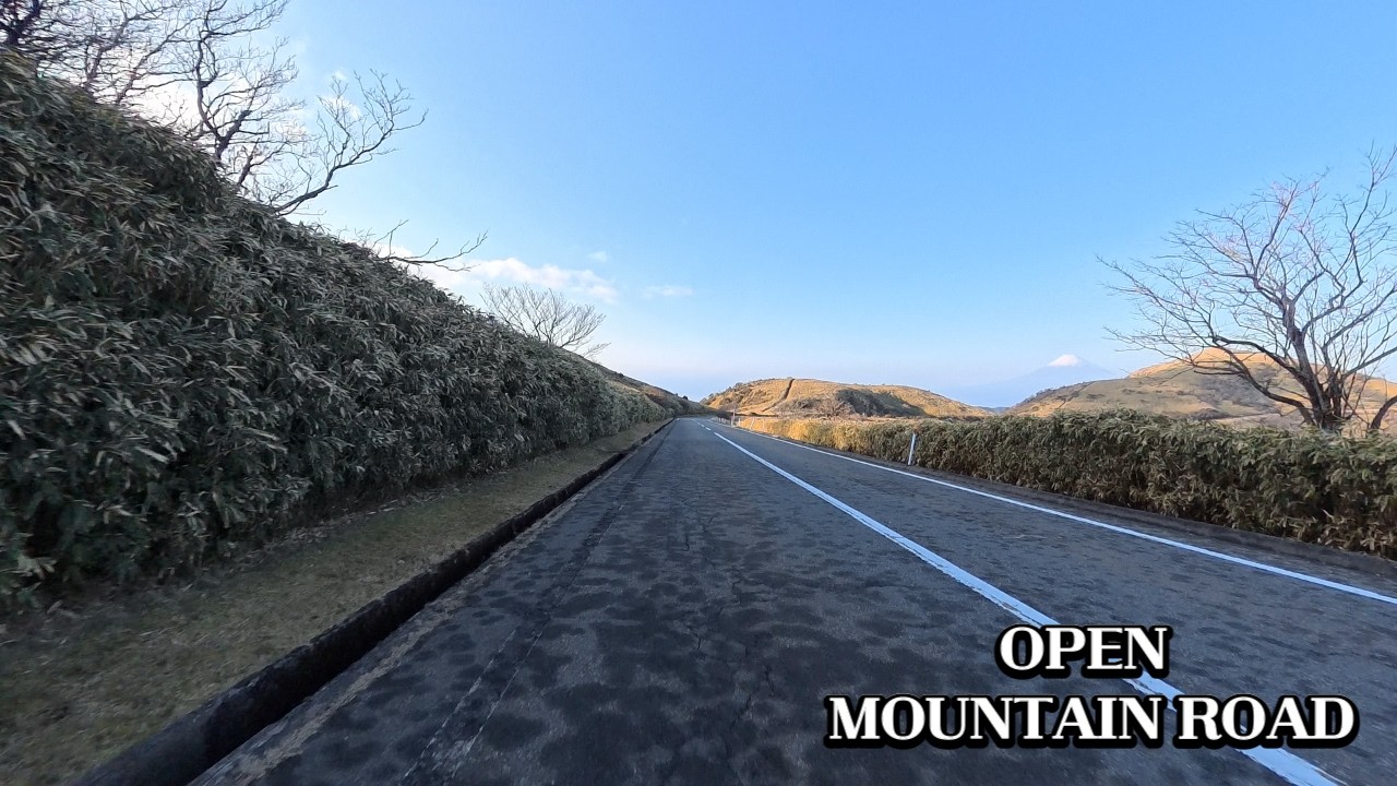 4K Mountain Road Ride in Japan | Open Views & Mt. Fuji at Dusk/舩原峠～戸田峠