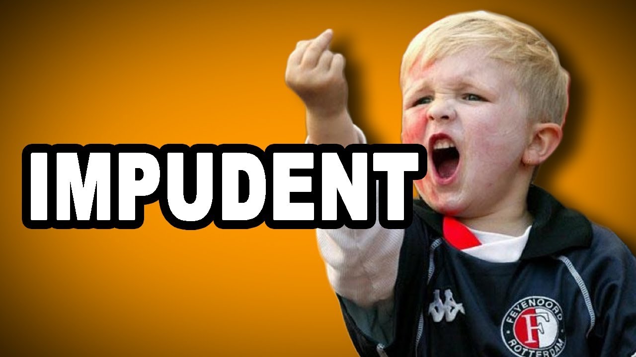 Learn English Words - IMPUDENT - Meaning, Vocabulary with Pictures and Examples