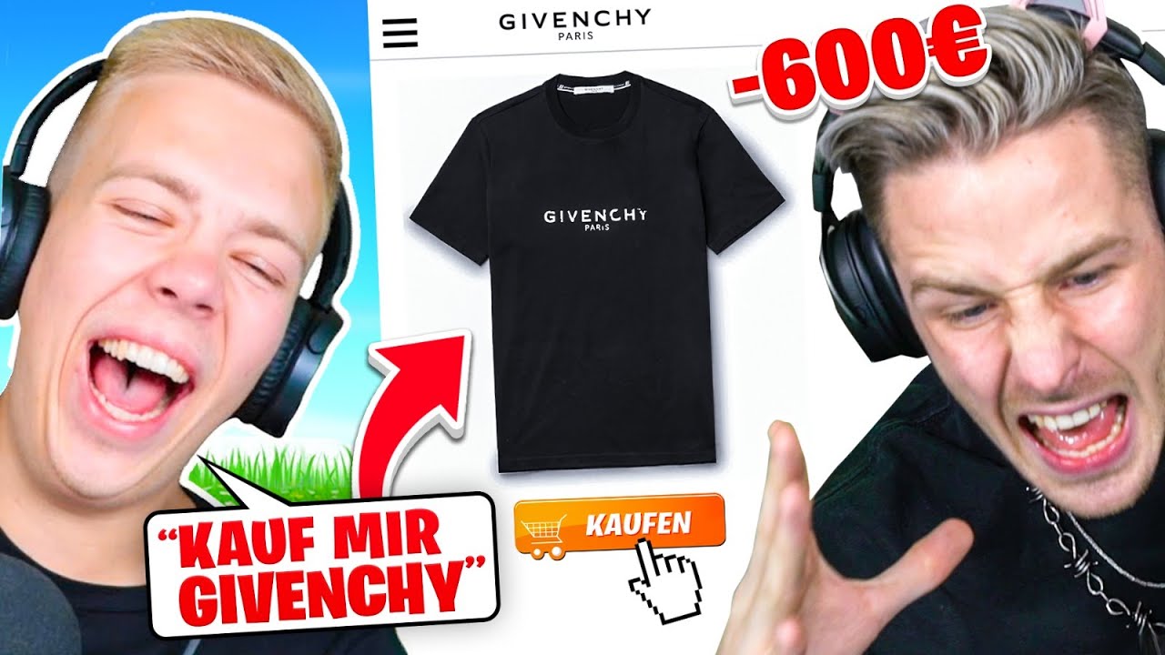 WENN ich DU WÄRE.. KAUFST du mir GIVENCHY T-SHIRT (450 EURO)