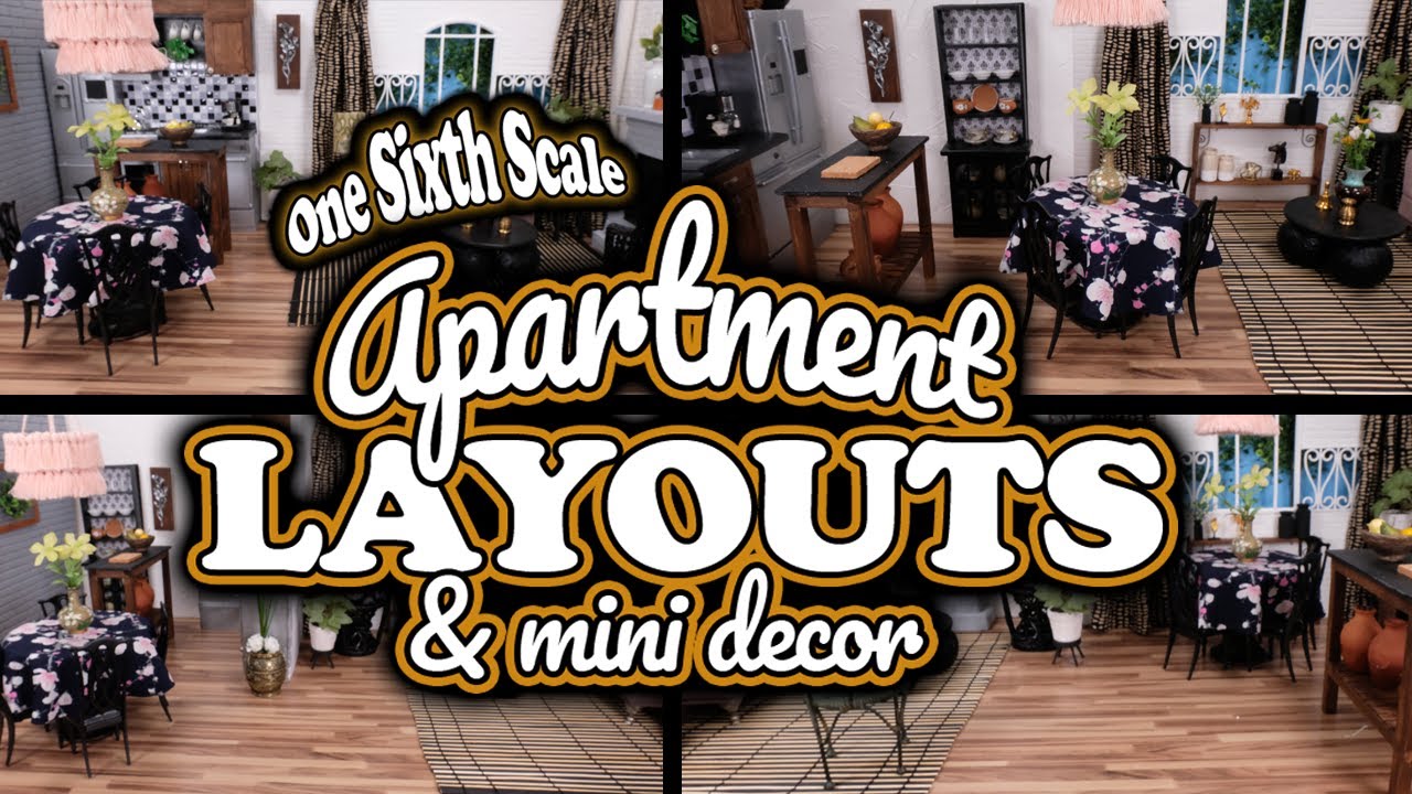 One Sixth Scale Apartment Diorama Layouts
