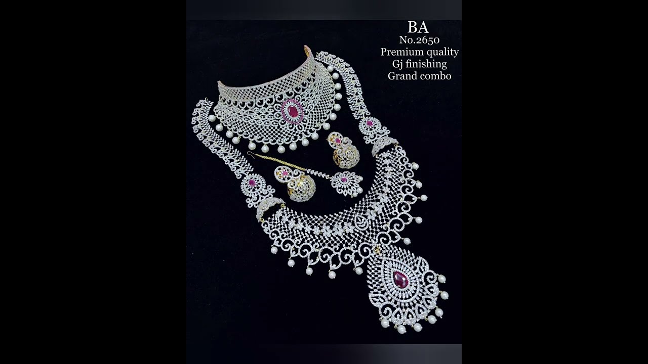 Heavy Ad Ruby & emerald bridal jewellery full set #shorts #dusktilldawn