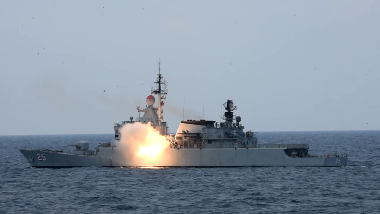 EXERCISE TAMING SARI 19/2019 EXOCET MM40 KD KASTURI & SEA SKUA SUPER LYNX FIRING
