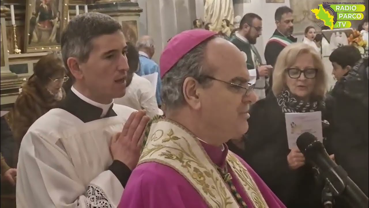 Cerimonia di apertura dell'anno giubilare per San Francesco a #Scanno (AQ), 25/1/26