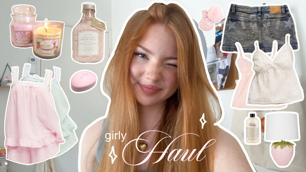a girly shopping haul because i crave dopamine
