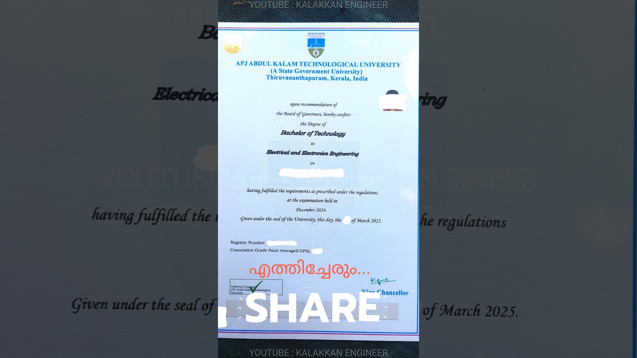 How to apply for KTU Btech Degree Certificate online..(Full Video)