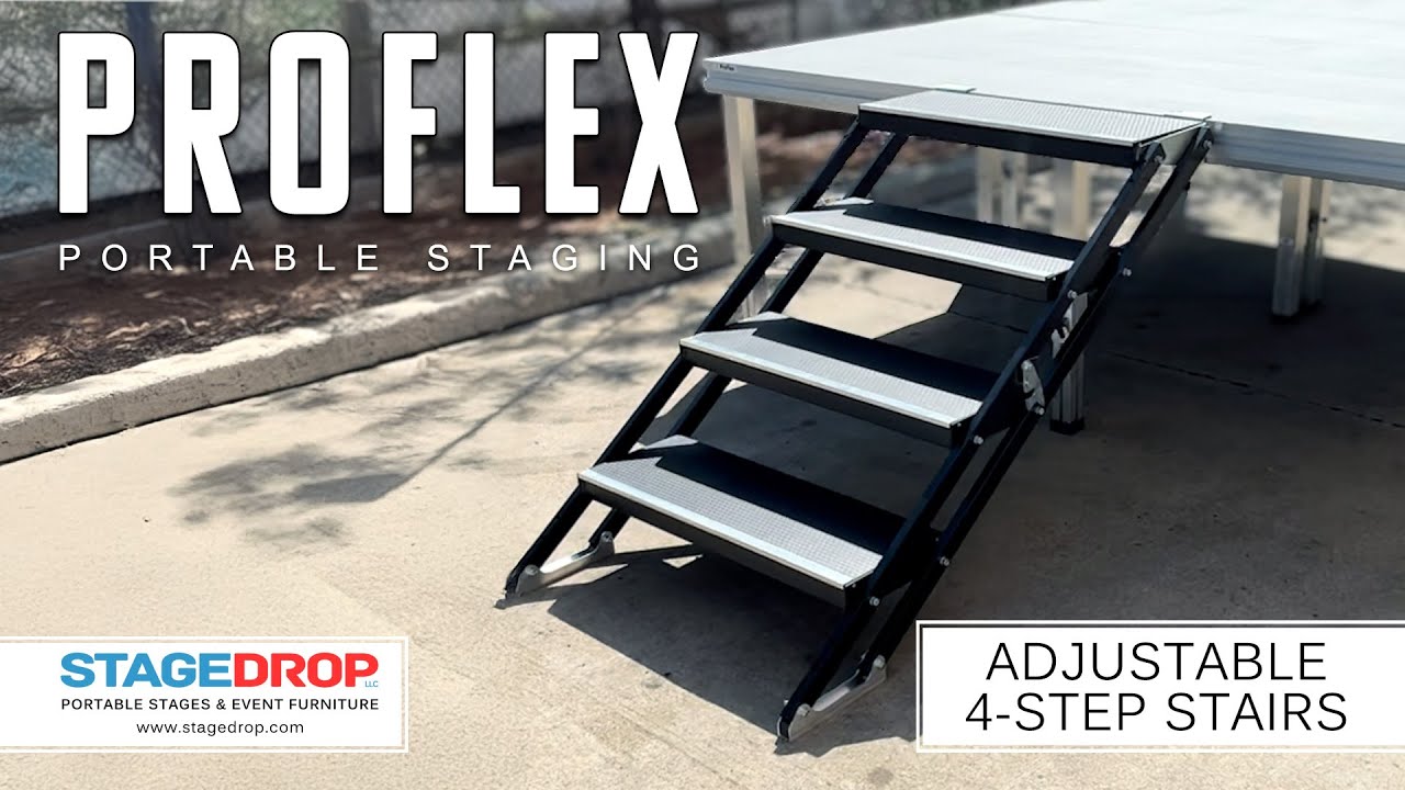 ProFlex 4-Step Adjustable Stairs for Stages 24