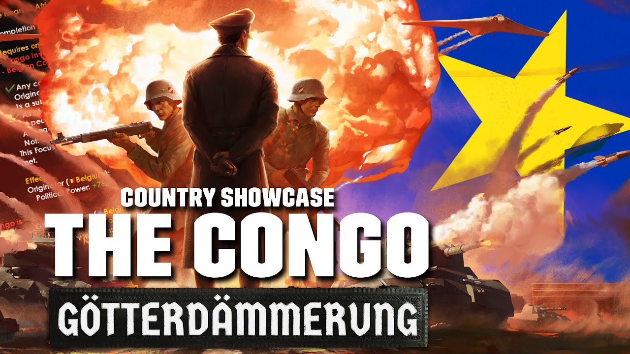 Everything coming to CONGO in Hearts of Iron IV: Götterdämmerung