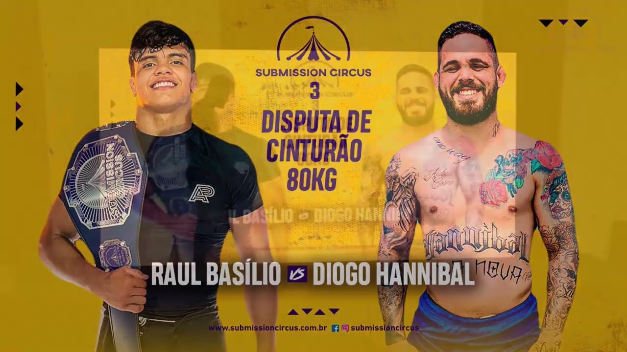 SC 03 - Disputa de Cinturão até 80kgs - Raul Basilio Ⓒ x Diogo Hannibal