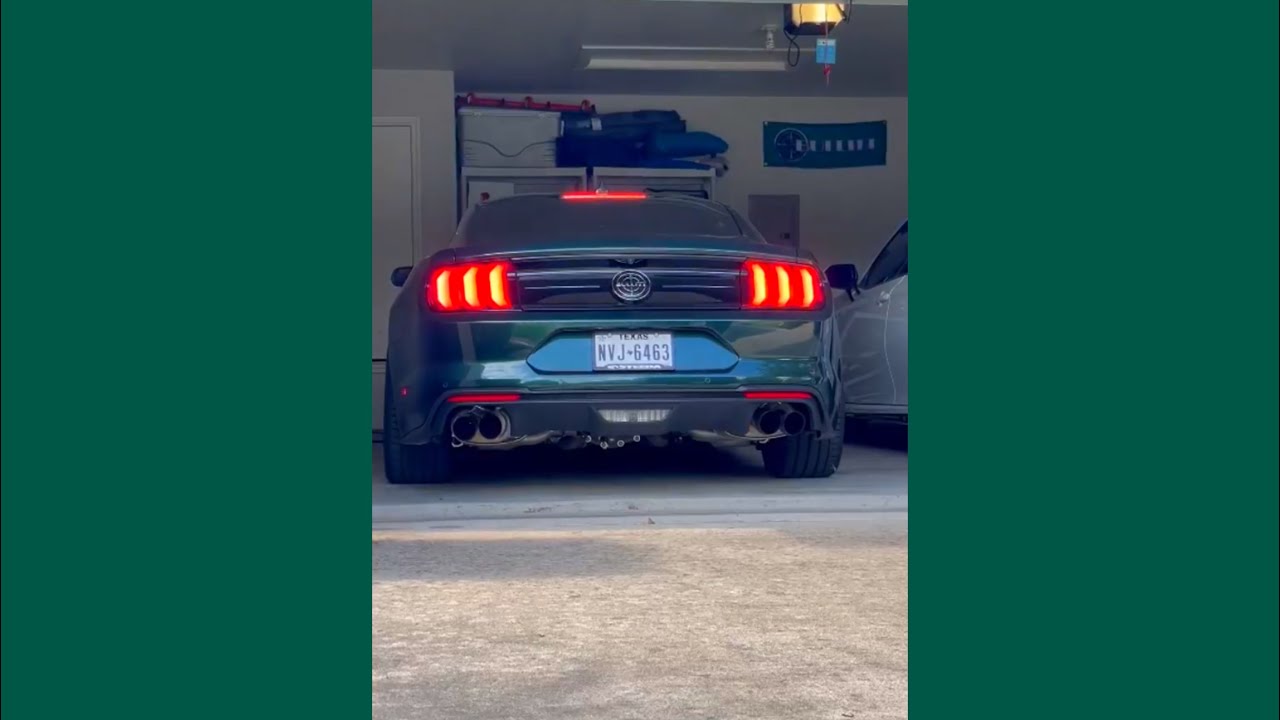 MUSTANG BULLITT STARTUP #shorts