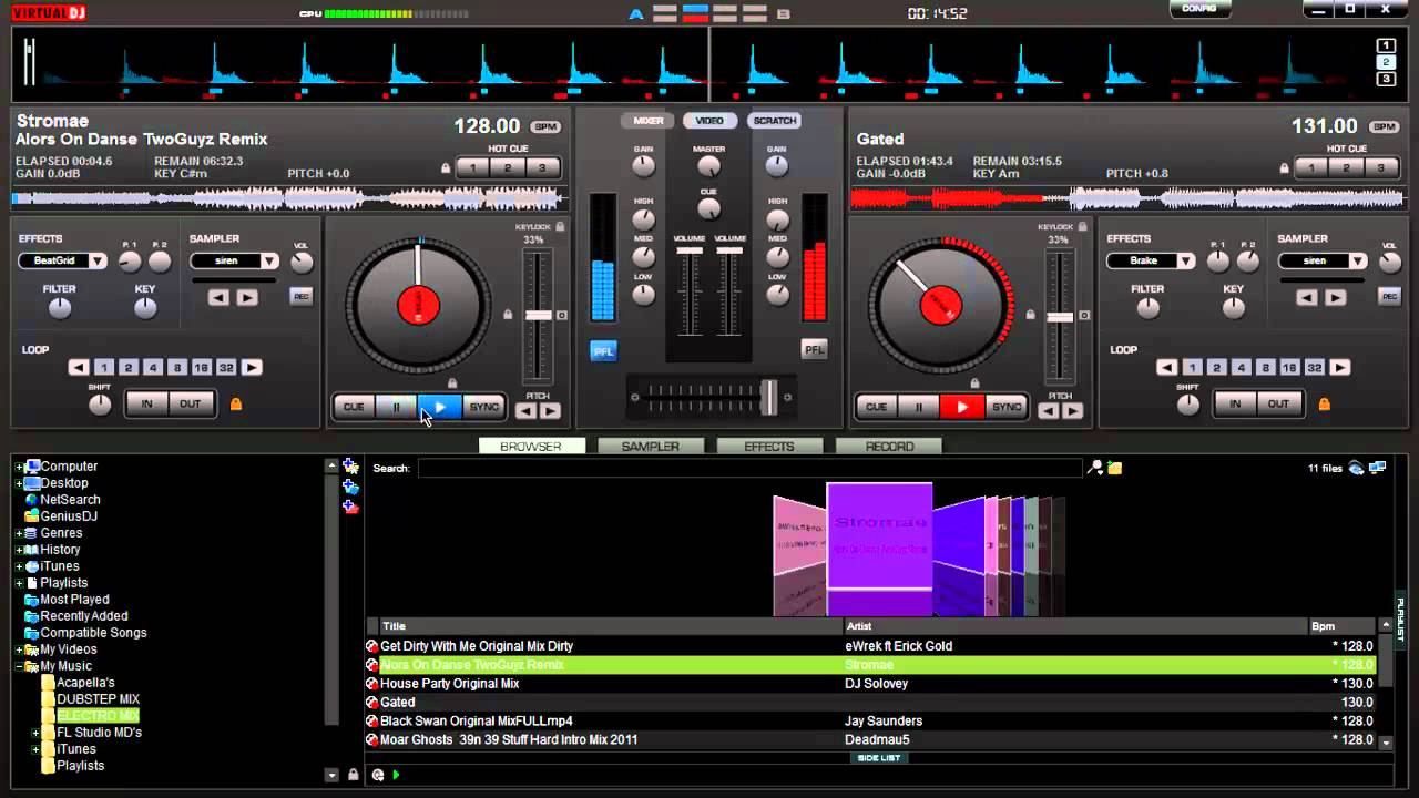TDDJ (Electro mix 2012) Virtual DJ