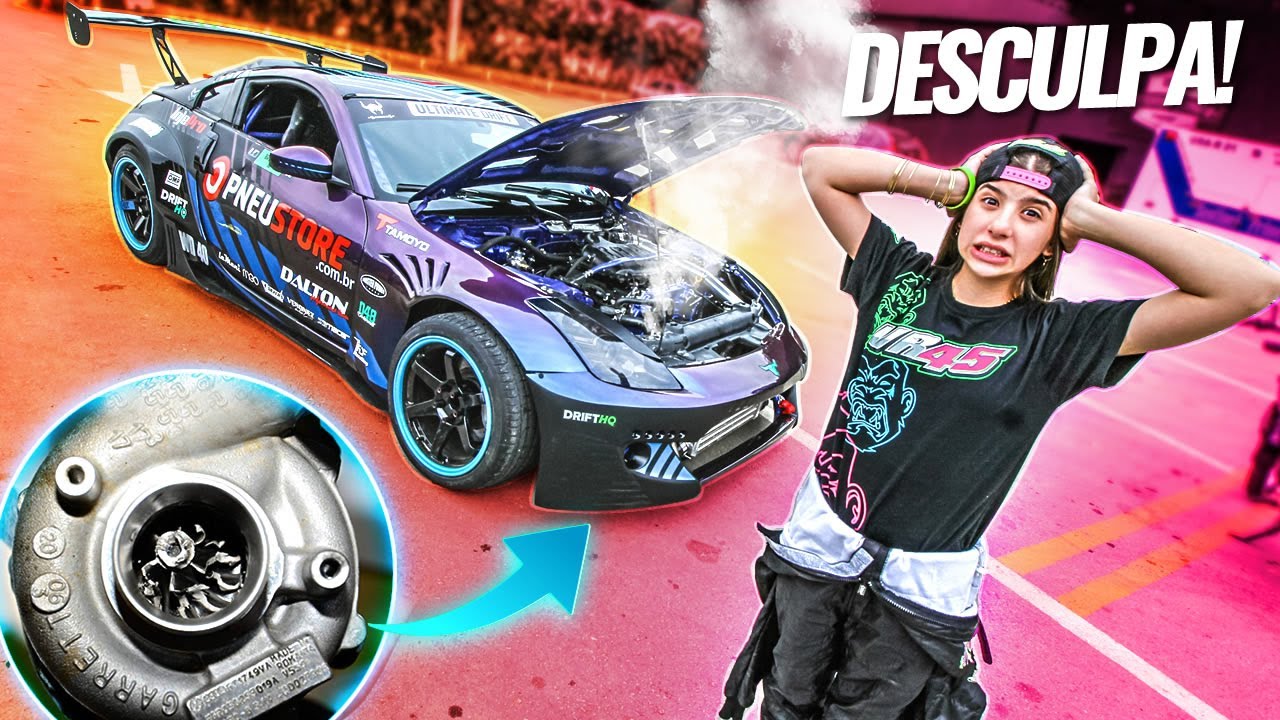 ELA CONSEGUIU EXPLODIR O MOTOR DO 350Z! *TROLAGEM*