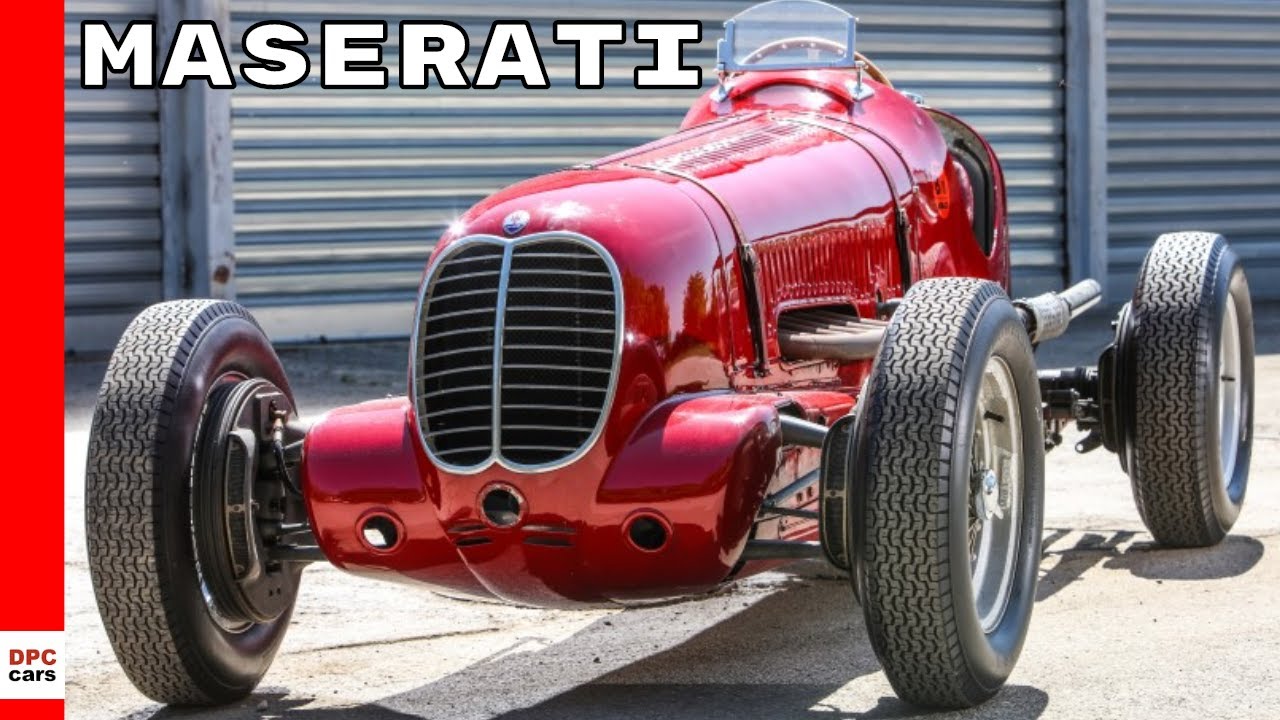Vintage Maserati Tipo 6CM 1939 Targa Florio Classic Race Car