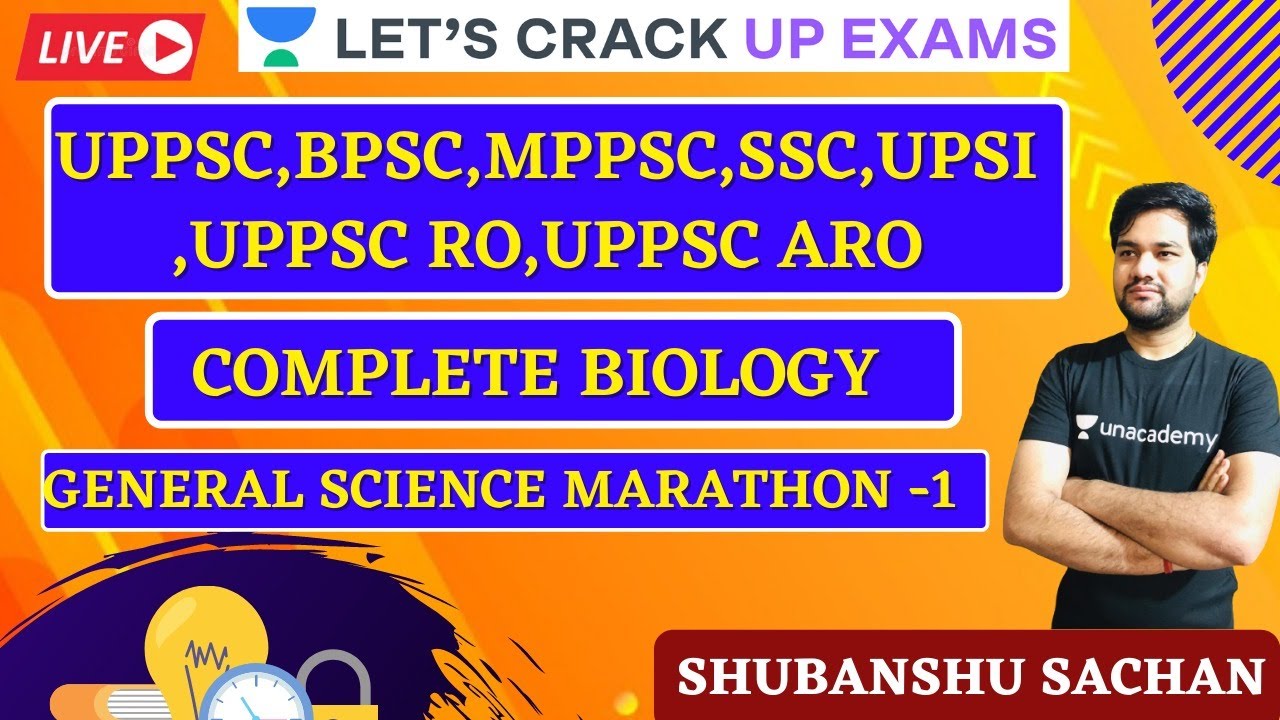 General Science  Marathon -1 |  UPPSC 2021, UPPSC RO/ARO 2021 | Shubhanshu Sir