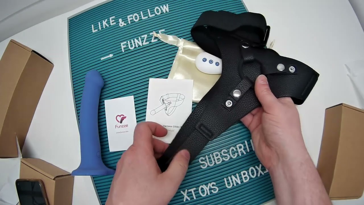 Strap-on Harness Dildo Kit - FUNZZE UNBOXING