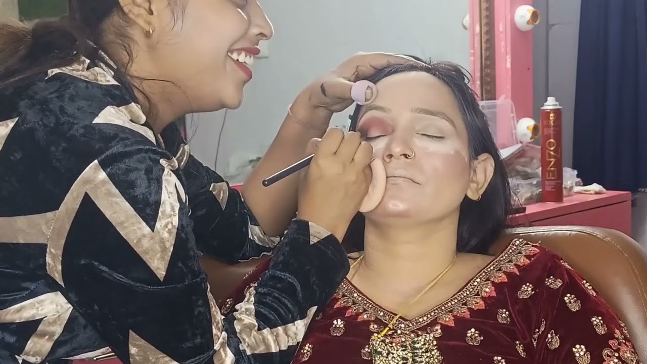 Real Bridal makeup easy step by step HD makeup Cut Crease makeup studio SBS 2025