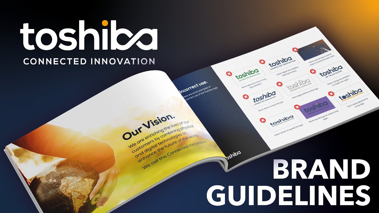 Creating Brand Guidelines for my Toshiba Rebrand