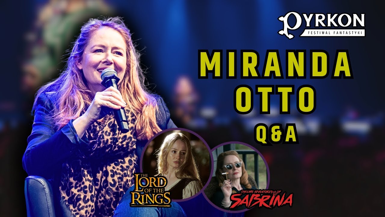 MIRANDA OTTO aktorka z LORD OF THE RINGS. Q&A Pyrkon 2024