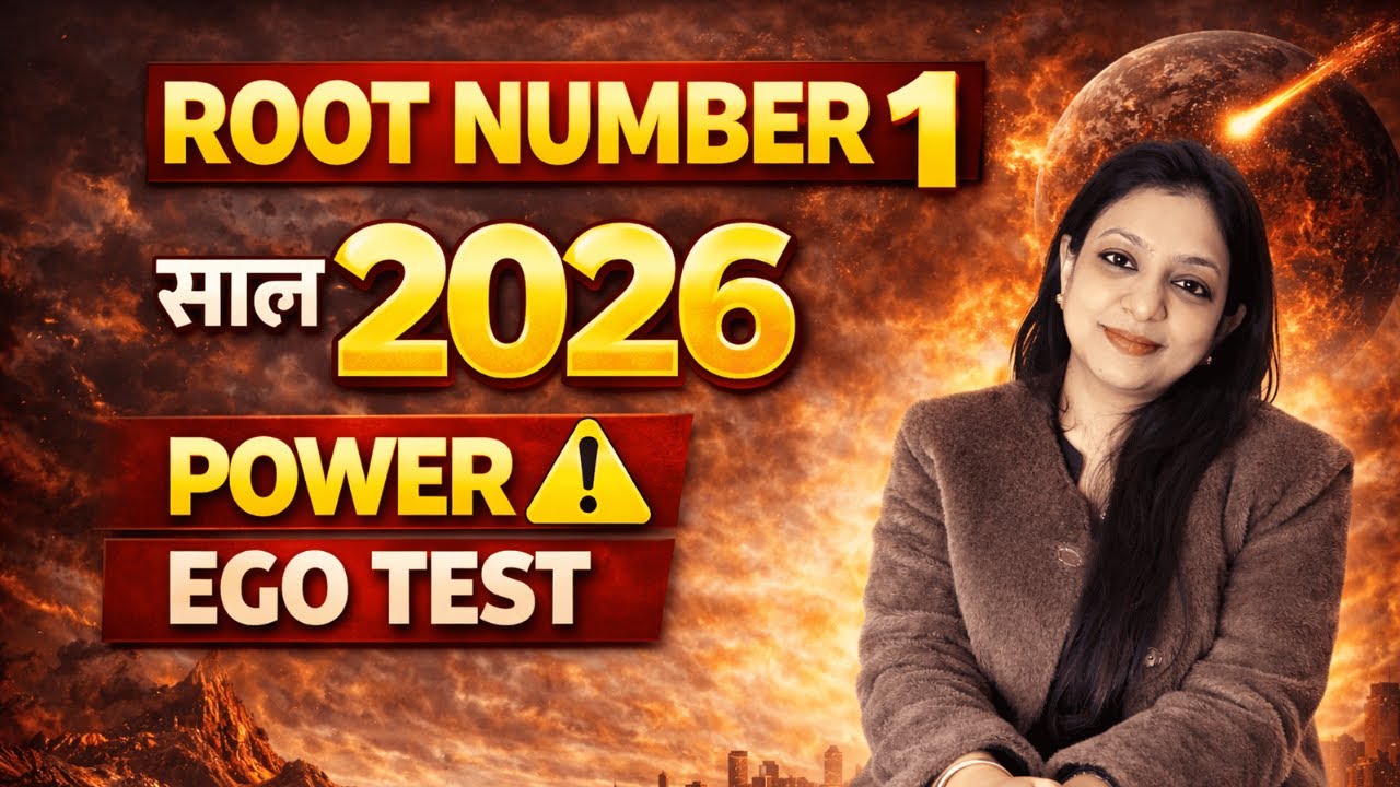 Numerology 2026 | Root Number 1 Prediction ⚠️ Power, Ego & New Beginnings 