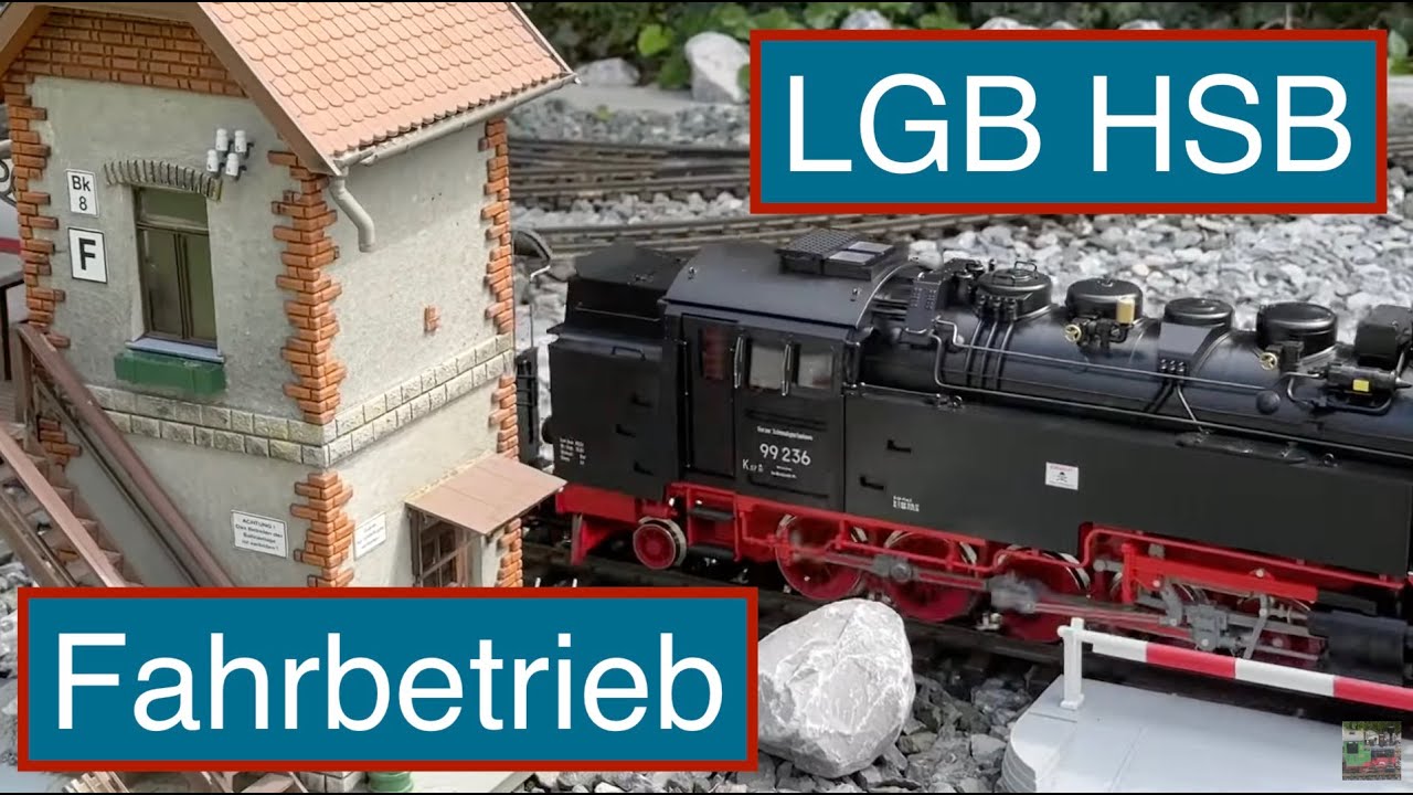 LGB Gartenbahn HSB Fahrbetrieb im Mai 2023