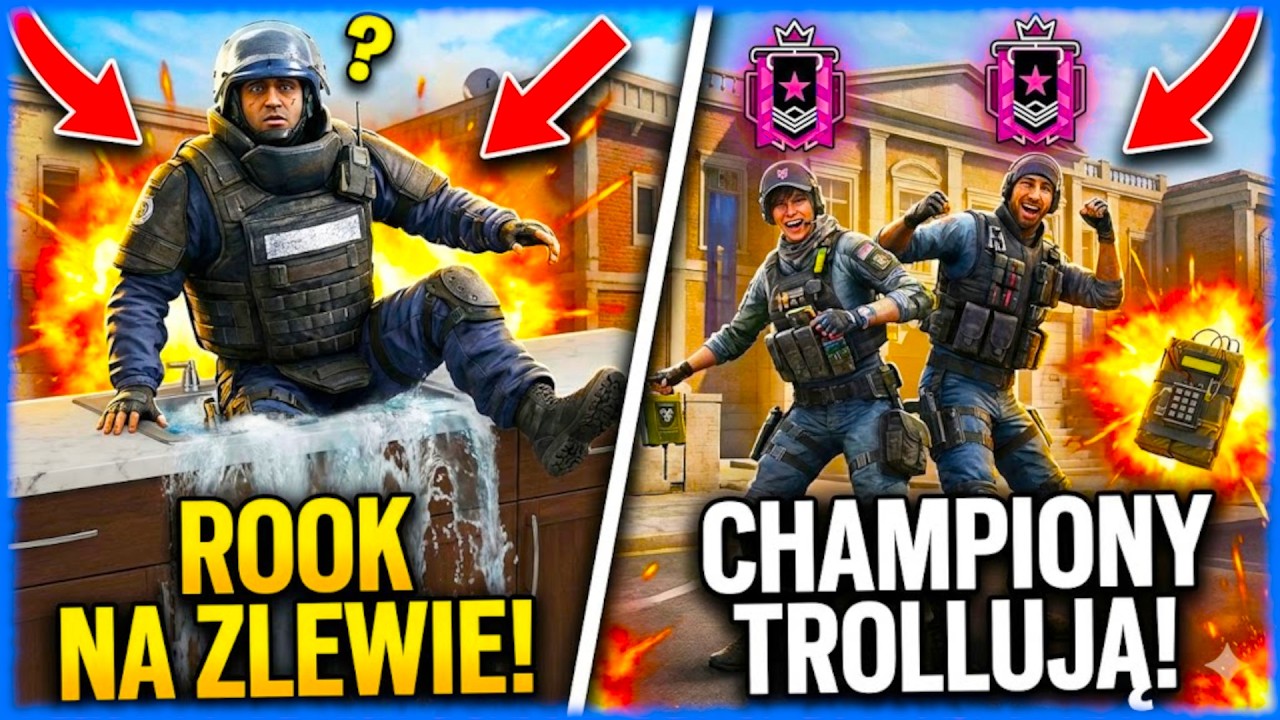 Rainbow Six Siege X #83 | ROOK NA ZLEWIE ! CHAMPIONY TROLLUJĄ ! | GAMEPLAY PL
